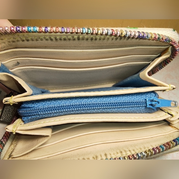 Dooney & Bourke Rainbow DB Wallet - Picture 5 of 10